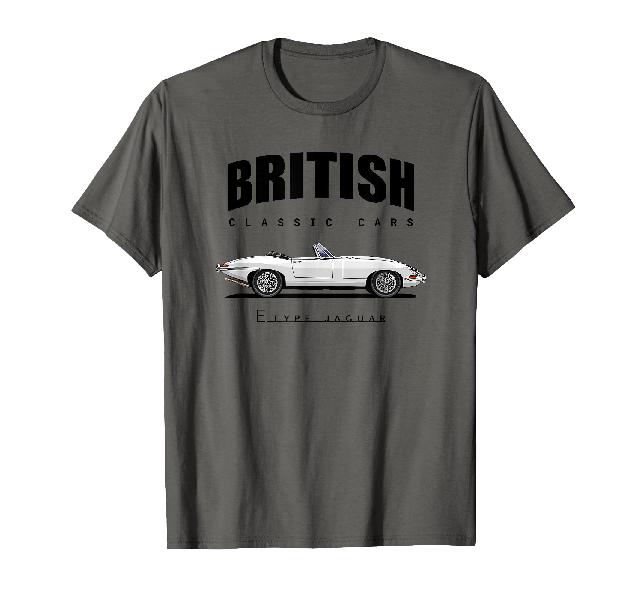 

British Classic Cars - E-Type Jaguar T-Shirt