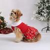 Christmas Pet Dress Dog Skirts Holiday Party New Year Christmas Dress Up Classic Dress Green Red Pet Decoration  Pet Clothes