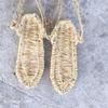 Straw Sandals for Men and Women Drift Beach Sandals Japanese Anime Cos Perform Hand-Woven Retro Shoes Male Summer Size 35-48