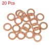 20pc Copper Washer Flat Sealing Gasket Ring Spacer for Car 10 X 15 X 15mm