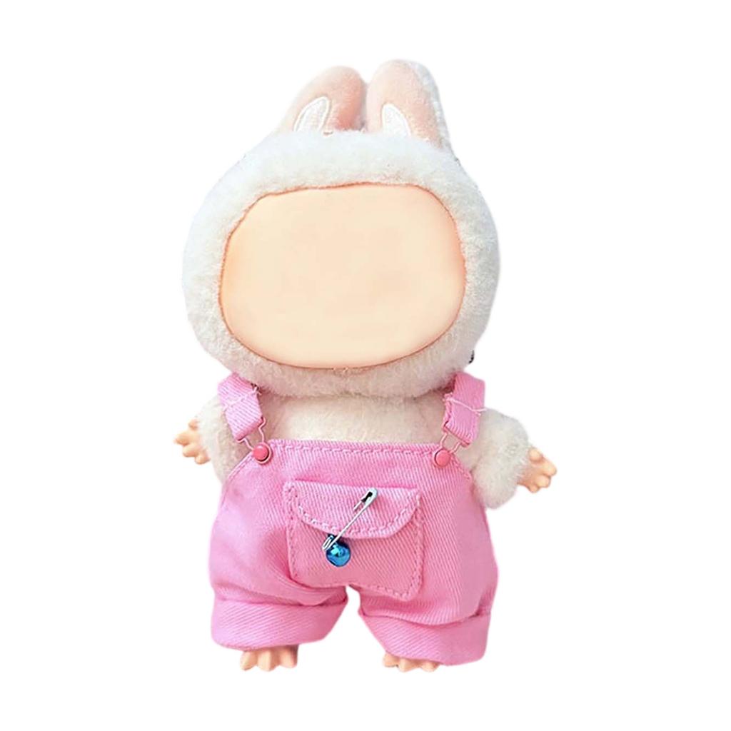 17cm Doll Clothes Overalls Baby Pendant Clothes Suspender Pants Clothes Replacement Trend Gift