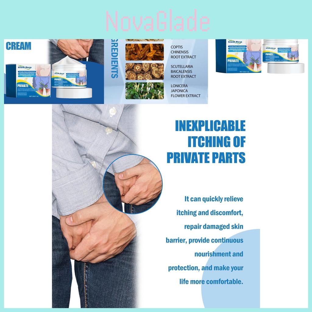 South Moon Men's Anti-itch Cream Soothing Moisturizing Skin Relief For Irritation