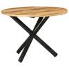 Day and Night - Day and Night Dining Table Rough Mango Wood Round 100x100x75 Cm
