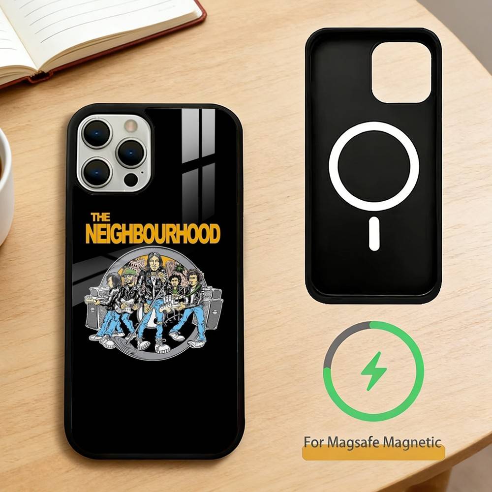 

T-The N-Neighbourhood Phone Case For iPhone 14,16,15,13,17,12,Plus,Pro,Max Magnetic For Magsafe Frosted Cover iPhone15Plus