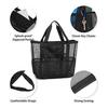 Large Capacity Mesh Beach Tote Bag - Toy Storage & Travel Shoulder Bag