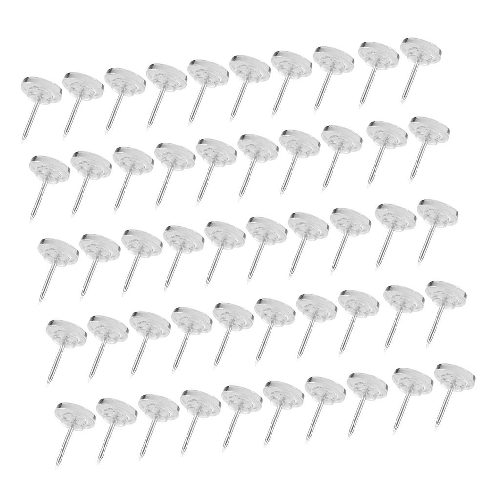 50/100Pcs Big Head Push Pins Map Tacks Thumb Nails Flat Push Pins Thumb Pins for Cork Board Picture Maps Posters Note