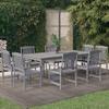 VidaXL 9-Piece Garden Dining Set, Patio Furniture with Table and Chair, Lounge Set In 3098683