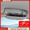 Car Glasses Case Sunglasses Holder Case for Skoda Karoq Kodiaq 2017 2018 Eyeglasses Storage Box