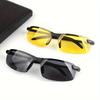 Occhiali da sole polarizzati alla moda con funzioni visive diurne e notturne, resistenti ai graffi, protezione UV