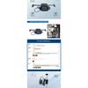 Shahe 0-150mm/0-200mm/0-300mm 0.01 mm DRO Magnetická dálková digitální odečítací jednotka Digitální lineární měřítko Externí displej