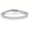The Classic 925 Silver Plated Gold Zircon Advanced Sense Tennis Bracelet Fashion Personality Exquisite Jewelry Party Gifts
