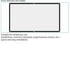 16:9 3D 60/72/84/100/120/150inch 16:9 Screen Anti-Crease Projection Movies Screen New Foldable HD Projector