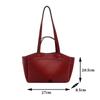Winter Neue Retro Chic Tragetasche Damen Große Kapazität Pendler Handheld Handtaschen Korb Schulter Umhängetasche KTY