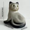 Cute Cat Garden Ornament Simulated Animal Courtyard Decoration Home Resin Crafts Sculpture Cute Desktop Decor