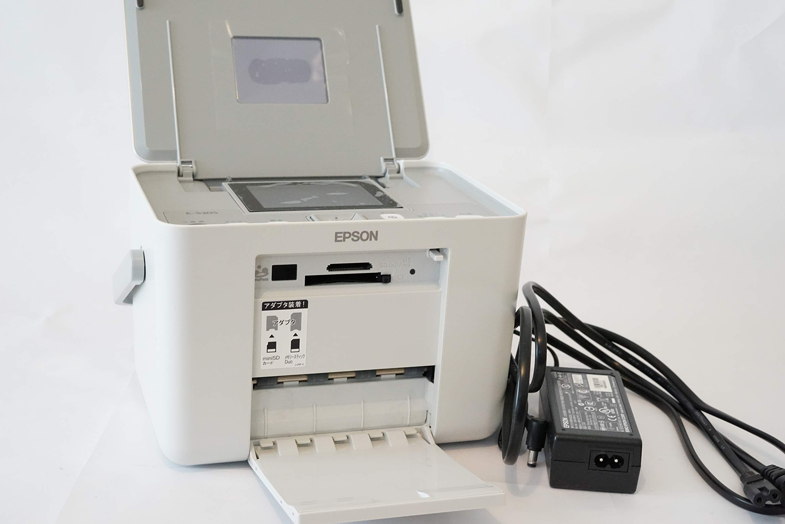 

Компактний фотопринтер EPSON Colorio me TFT, кольоровий РК-дисплей, стандарт інфрачервоного зв’язку Ice Silver, 3,6-дюймовий високошвидкісний E-530S