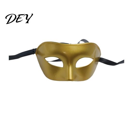 Decorative Party Face Shield Masquerade Masque for Men Women, Venetian Half Durable Plastic Mardi Gras, Ball Proms, Halloween Costume Reusable