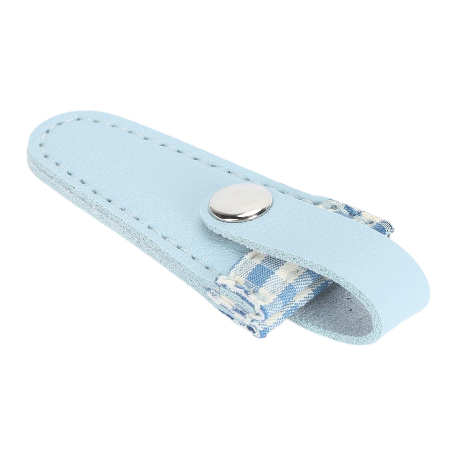 

Ножны для швейных ножниц Защитный чехол для ножниц из ПУ кожи Защитник Ножны для вышивальных ножниц синий