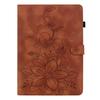For Xiaomi Redmi Pad 2 Case Lily Flower Imprint Card Slots Leather Tablet Cover