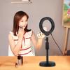 4.7 Inch 12cm Usb Led Ring Vlogging Video Fill Light Round Base Desktop Holder Kits,adjustable Height: 15.5cm-25.5cm