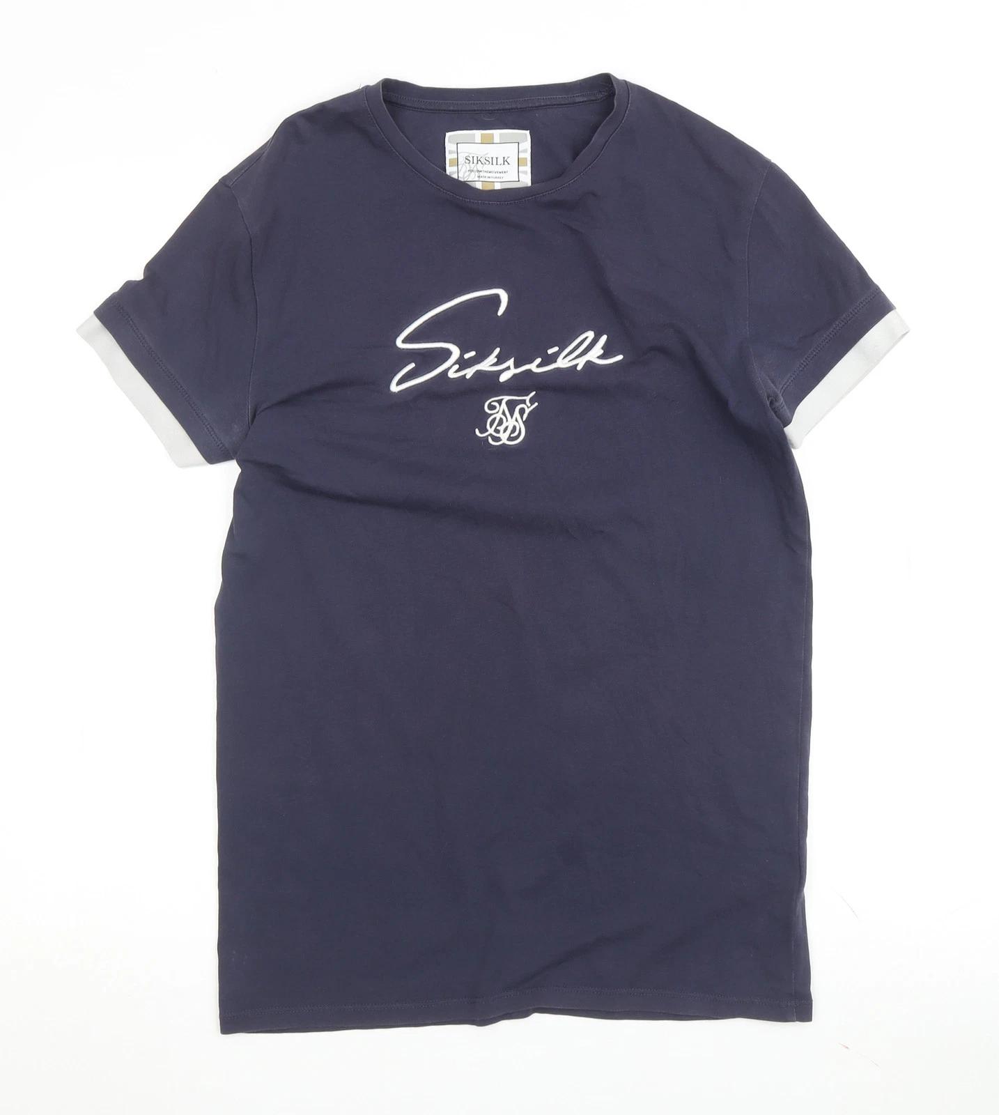 

SikSilk Unisex Black T-Shirt, Short Sleeve, Size S 3XL