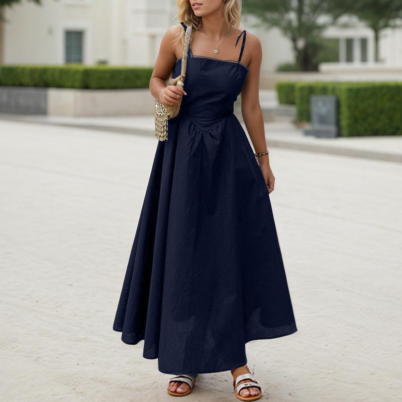 ZANZEA Womens Summer Casual Straps Sleeveless Slip Dress