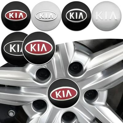 Pegatinas de Calcomanías para Tapacubos Centrales de Rueda de Coche de 56mm/60mm/65mm para Sportage K2 K3 K5 K9 Rio Soul Sorento Ceed Picanto Optima Accesorios