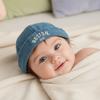 Adjustable Baby Brimless Hat Letter Embroidered Landlord Cap Cute Children Melon Beanie  Unisex