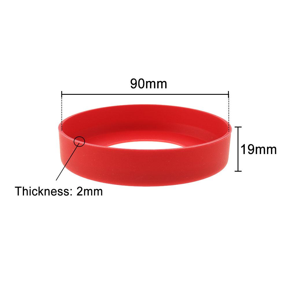 Silicone World 90mm Silicone cup bottom cover Coaster Sleeve Water Cup Cover Sheath Cup Bottom Ring Wear-resistant Bottom Cover
