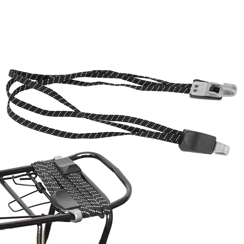 VGEBY Bicycle Luggage Rope, Cargo Bands, Elastic High Strength, Elastic Hook, Prevent Luggage Drop