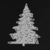 3pcs Die Cuts Christmas Tree DIY Cutting Template Decorative Embossing Solid Color Mini for Card Making for Scrapbooking