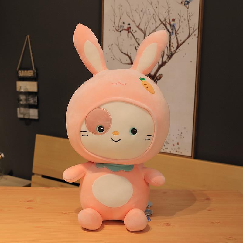 45cm Enchanting Light Green Cat Stuffed Animal Plush Toy For Weddings And Birthday Celebrations