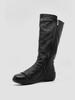 Gisse Genuine Leather Mid-Long Fur Boots Gis-22215