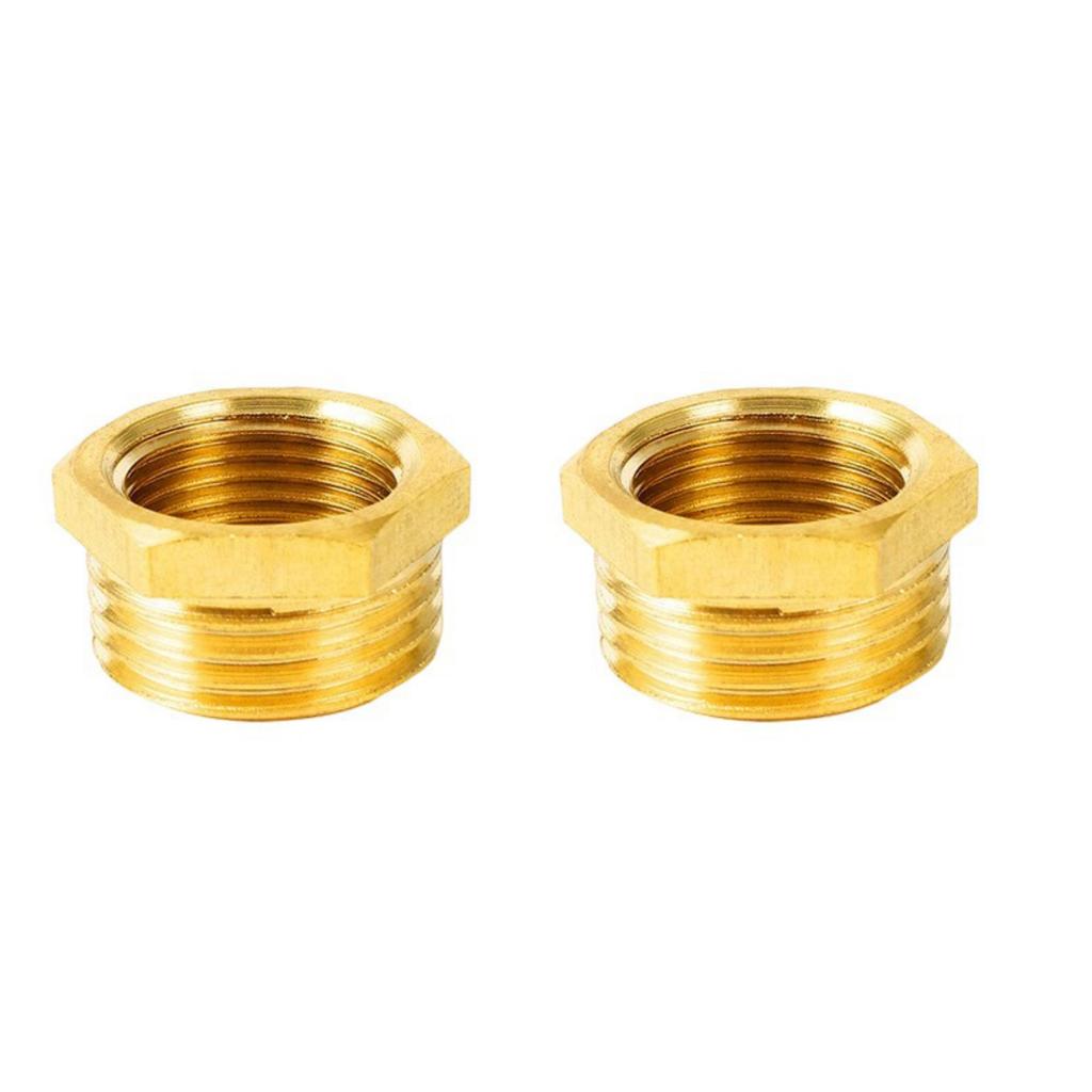 High Pressure Brass Pneumatic Reducer Fitting Multiple Size Hexagonal Socket Adapter For Industrial Air Systems