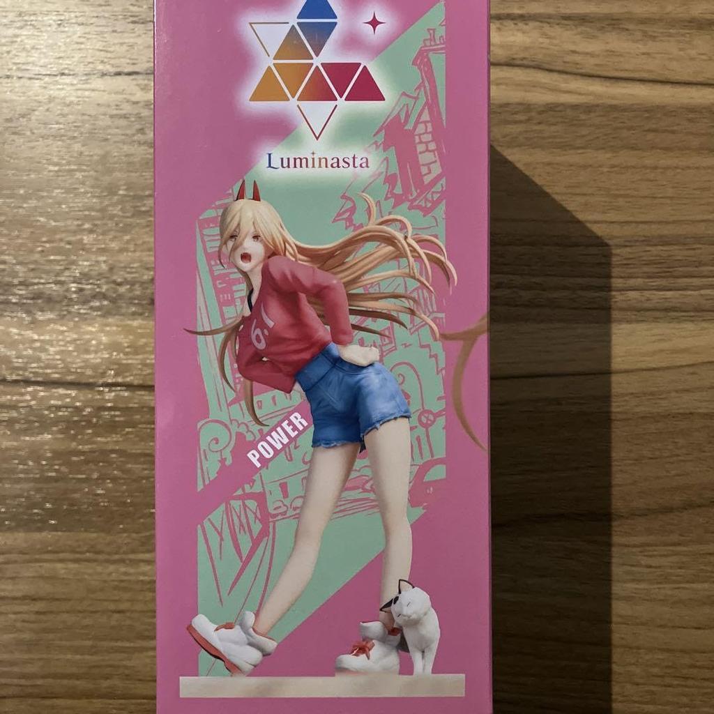 SEGA Chainsaw Man Luminasta Power Figure - Anime Collectible Toy