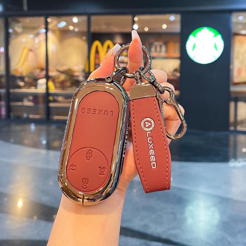 Kompatibel mit 2026 LUXEED R7 Schlüssel: Neue LUXEED S7 Bluetooth Smart Schutzhülle Tasche mit Schnalle.