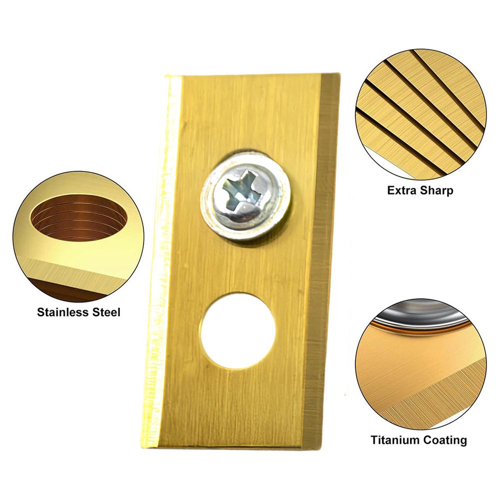 36/30Sets Lawn Mower Blades for Mammotion Luba Robot Metal Blades Replacement Double Hole Mower Blades with Washers & Screw