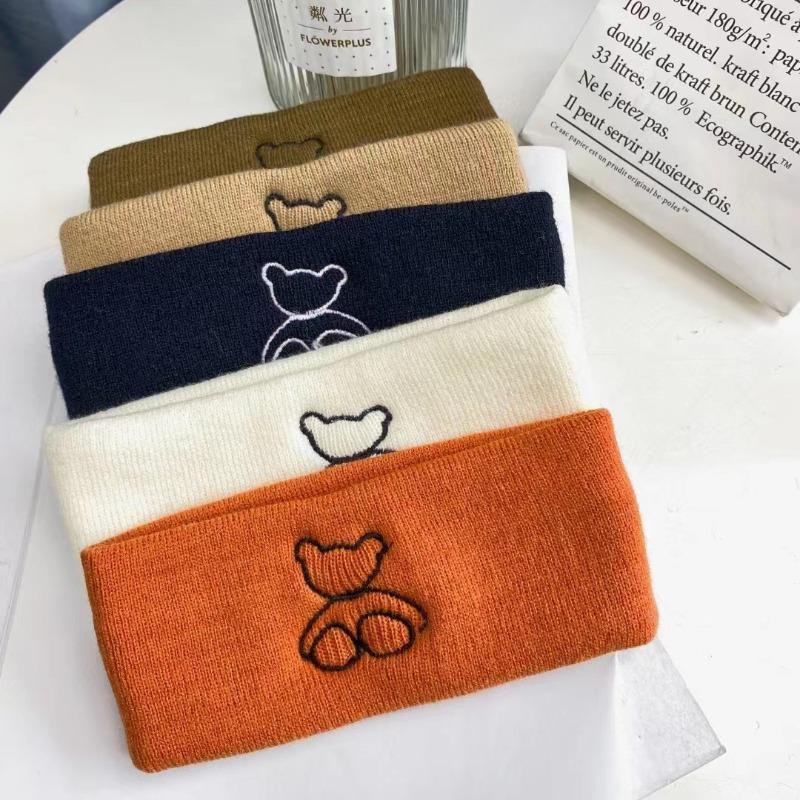 Autumn and winter daily wear fashion headgear headband knitted headband hair band warm forehead protection sports headband headscarf