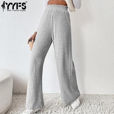 Dámská móda Ležérní Jednobarevný potisk Kalhoty s vysokým pasem Kalhoty & Capris