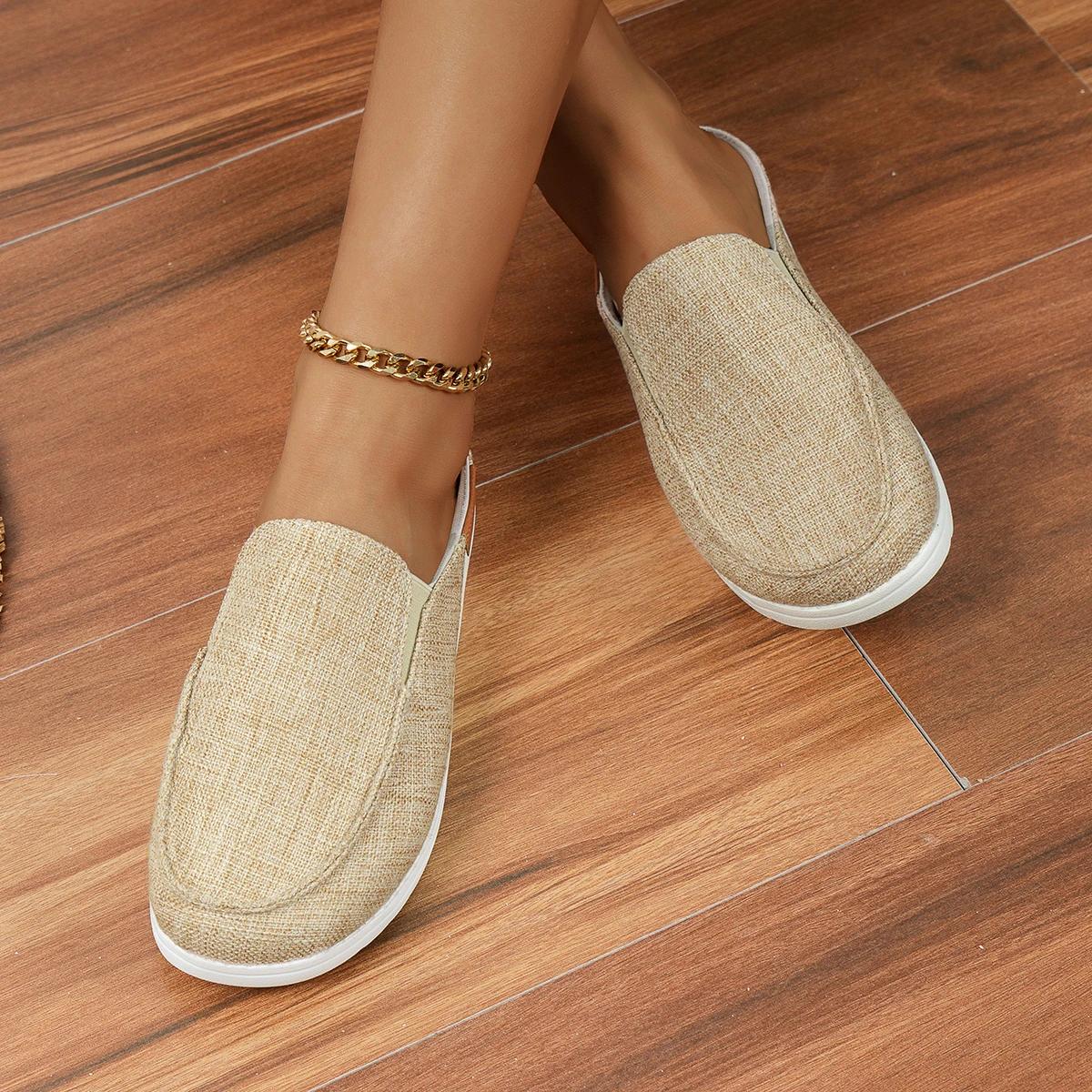 

Женские летние новые спортивные шлепанцы Баотоу для улицы, плоские, легкие, удобные, нескользящие, для путешествий, гостиничные одноразовые туфли 43 бежевый