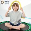 Yingbolun Children's Pajamas Summer Thin Boys' Home Clothes Medium and Large Children's Cotton Short Sleeve Set