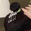 Lily of the Valley Tassel Ponytail Hairpin - Korean Style Hair Accessory for Women