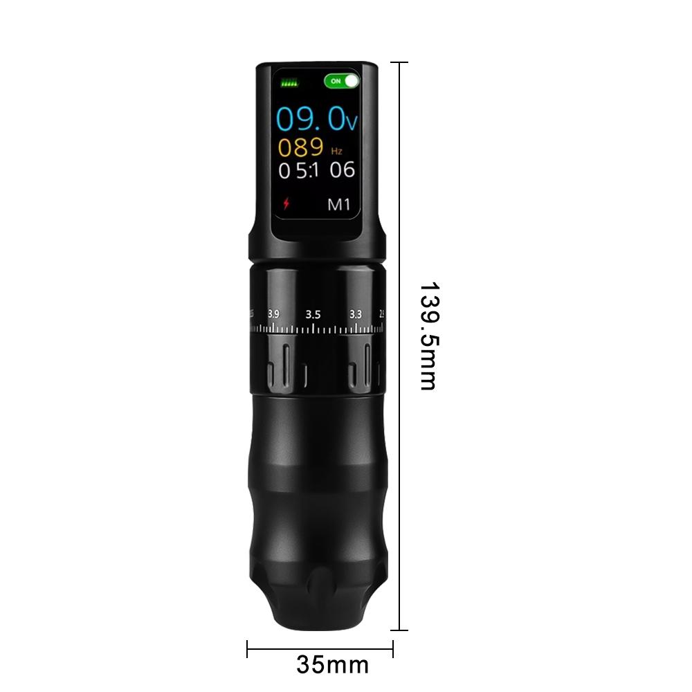 Professional New Wireless Tattoo Pen Machine with OLED Display Permanent Makeup Machine Tattoo Machine Pen with 1200mAh Battery