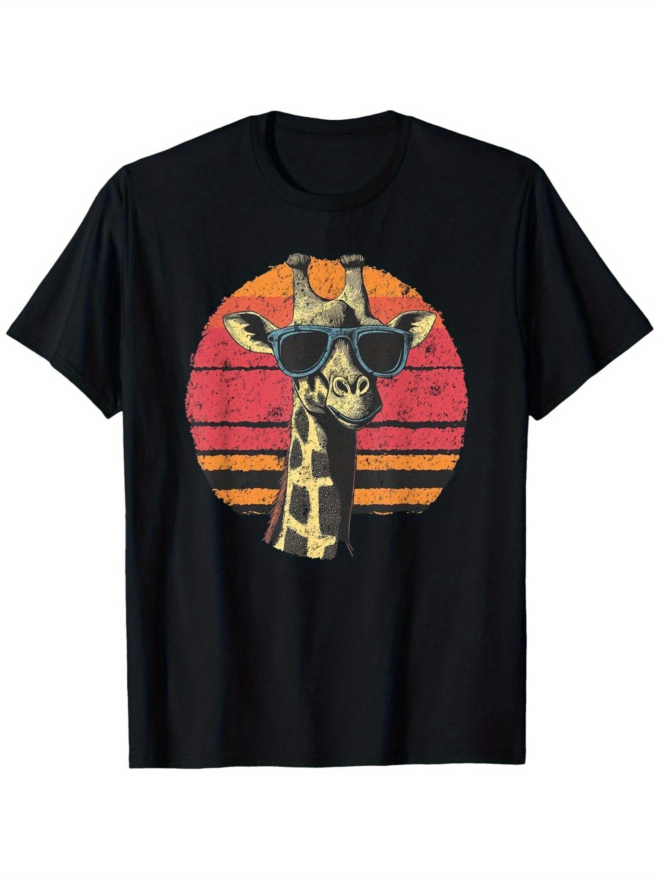 

T-Shirt y2k Retro Giraffe Glasses T 3XL