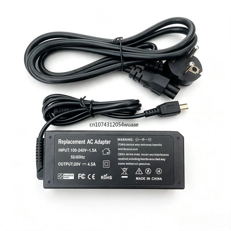 AC Adapter 90W 20V 4.5A Laptop Charger for ThinkPad X1 Carbon T440 E431 G410 45N0237 45N0236 45N0239 344428U Power Cord