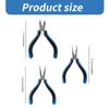 3 Pieces Multifuntional Jewelry Tool Set Jewelry Pliers Set Round Nose Pliers for Professional Crafting and Repairs