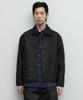 Blankroom Trucker Jacket_Clean Black