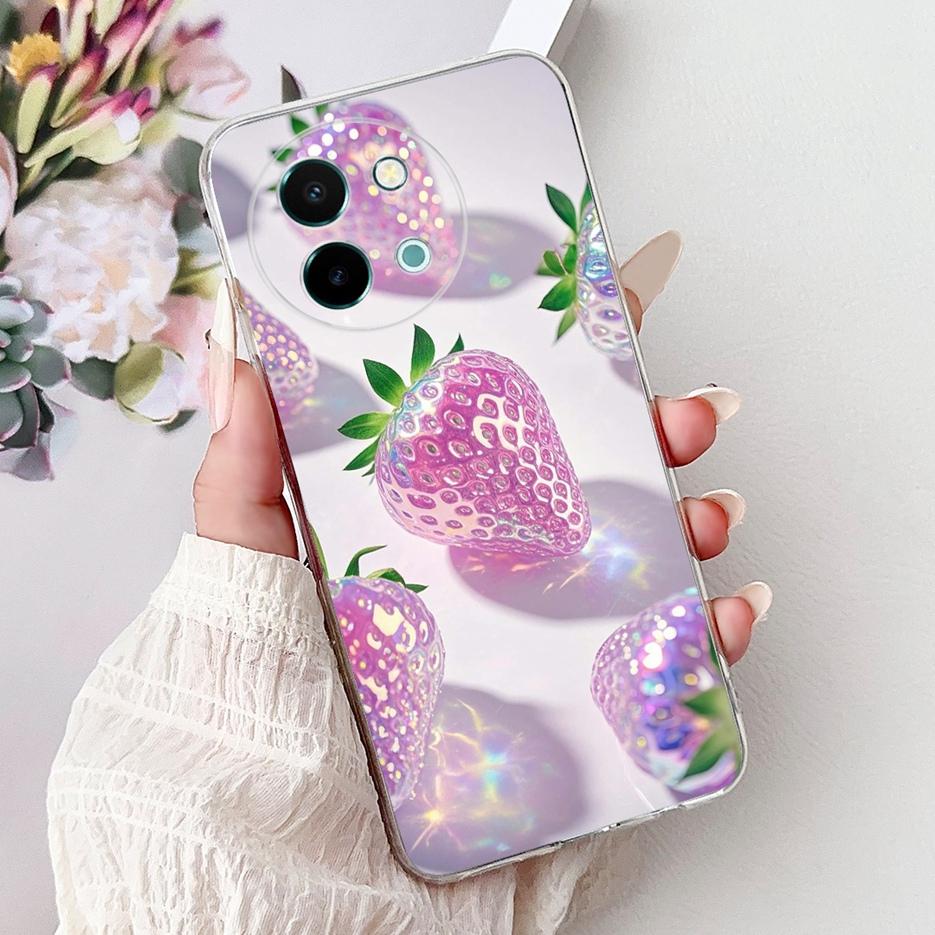 For Vivo Y38 Y58 5G Case V2355 New Fashion Painted Cover Soft Silicone Phone Case For Vivo Y200i Y200t Y 58 VivoY38 VivoY58 Bags