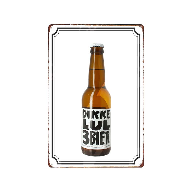 Niederländisches Bier BROUWERIJ’TIJ Vintage Metall Blechschilder Platten Für Wand Bar Pub Kunst Küche Kaffee Heimdekor 30X20CM DU-9096B