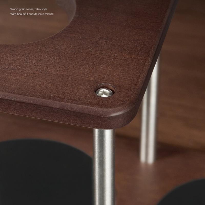 Solid Wood Hand-brewed Coffee Stand Detachable Camping Portable Coffee Brewing Tool Storage Rack Espresso Coffee Accessories