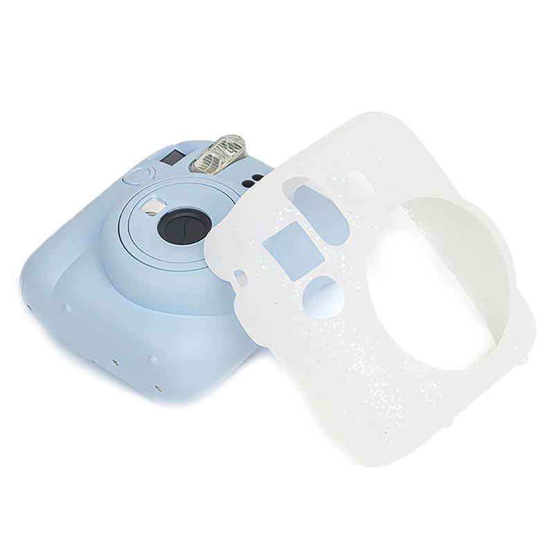 1 Stück Silikon Sofortkamera-Hülle Staubdichte Weichschale Kratzfeste Schutzhülle Für Instax Mini 12 Schutzhülle